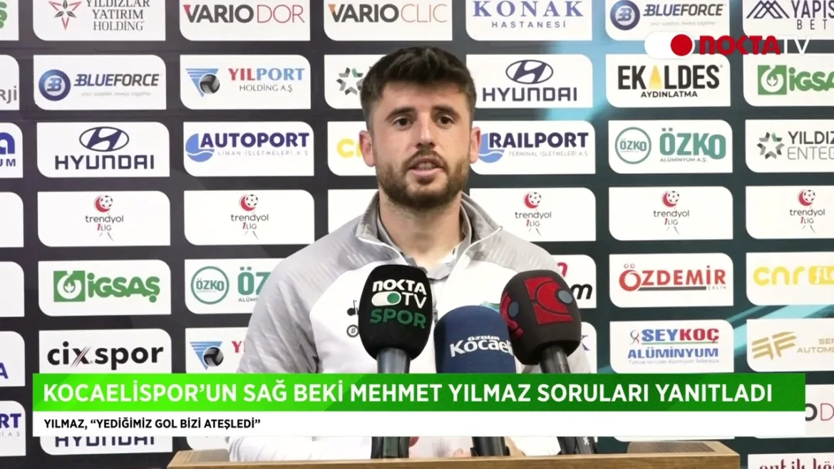 Mehmet Yılmaz: Yediğimiz gol bizi ateşledi 29 Nisan 2024 | Nokta TV