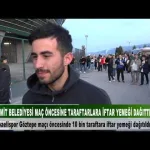 İZMİT BELEDİYESİ TARAFTARLARA İFTAR YEMEĞİ DAĞITTI 4 Nisan 2024 | tv41