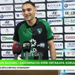 Emir Ortakaya: Hayatımda böyle bir maç oynamadım 5 Nisan 2024 | Nokta TV