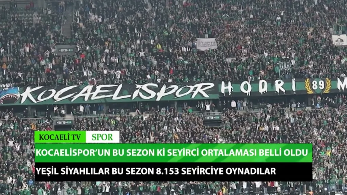 KOCAELİSPOR’UN İÇ SAHA SEYİRCİ ORTALAMASI BELLİ OLDU 23 Mayıs 2024 | Kocaeli TV