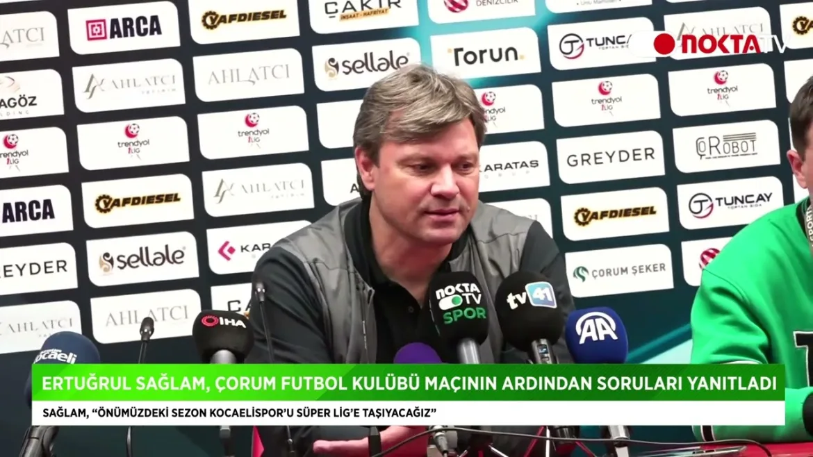 Ertuğrul Sağlam: Önümüzdeki sezon Kocaelispor’u Süper Lig’e taşıyacağız 20 Mayıs 2024 | Nokta TV