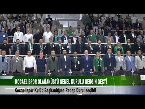 KOCAELİSPOR GENEL KURULU GERGİN GEÇTİ 10 Haziran 2024 | tv41