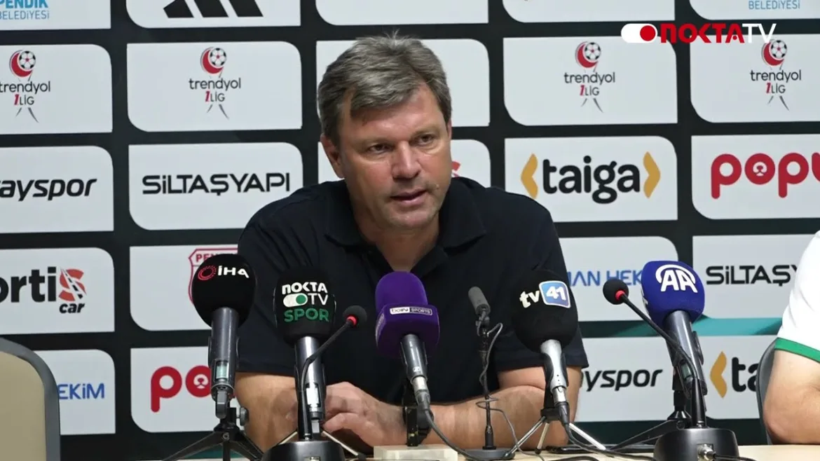 Ertuğrul Sağlam | “Transferi Şimdilik Durdurduk Çünkü…” | Pendikspor 1 – 2 Kocaelispor 17 Ağustos 2024 | Nokta TV