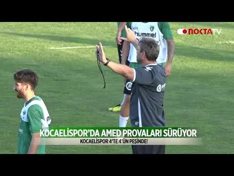 Kocaelispor’da Amed Provaları Sürüyor 29 Ağustos 2024 | Nokta TV