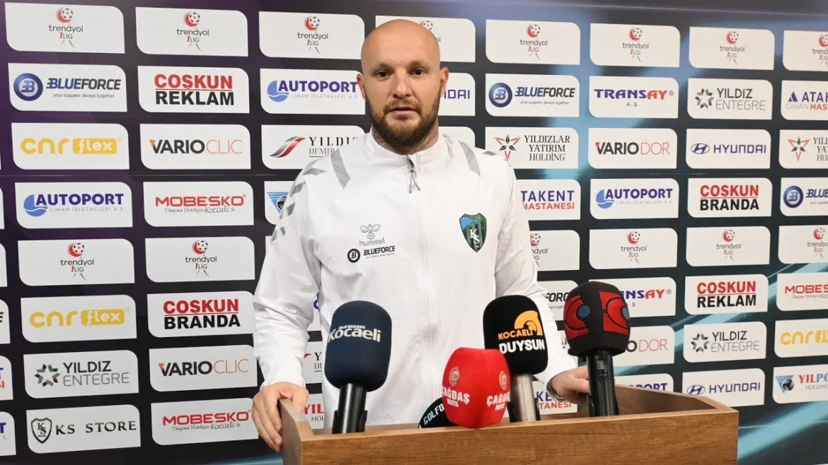 Kocaelispor’da Gökhan Değirmenci Şanlıurfaspor maçı sonrası konuştu 1 Ekim 2024 | Özgür Kocaeli