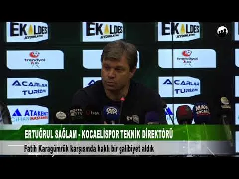 ERTUĞRUL SAĞLAM KOCAELİSPOR TEKNİK DİREKTÖRÜ 4 Kasım 2024 | tv41