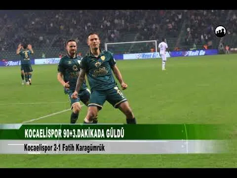 KOCAELİSPOR FATİH KARAGÜMRÜK MAÇI 3 Kasım 2024 | tv41