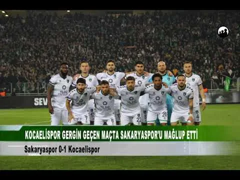 SAKARYASPOR KOCAELİSPOR MAÇI 12 Kasım 2024 | tv41
