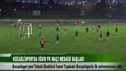 KOCAELİSPOR’DA IĞDIR FK MAÇI MESAİSİ BAŞLADI 28 Kasım 2024 | tv41