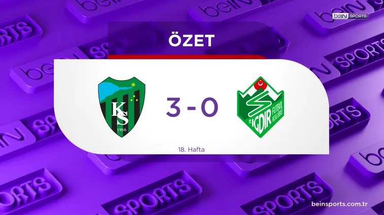 ÖZET | Kocaelispor 3 golle galibiyeti kaptı 3 Ocak 2025 | beIN Sports