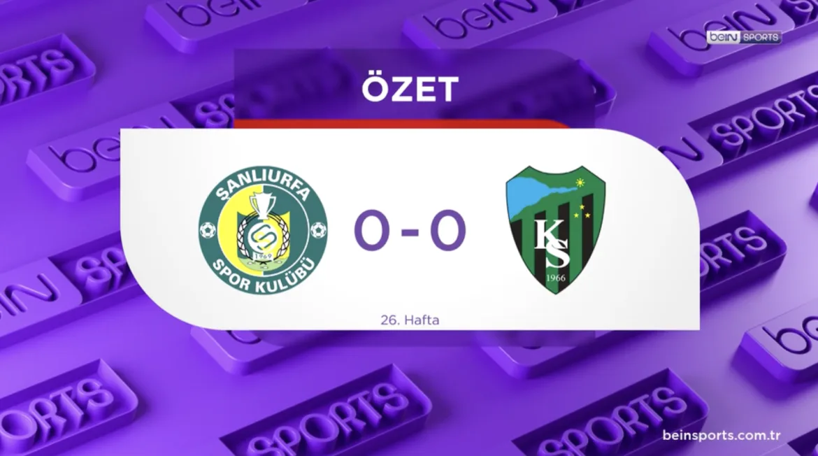 Şanlıurfaspor Kocaelispor’a geçit vermedi! 22 Şubat 2025 | beIN Sports