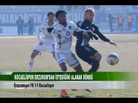 ERZURUMSPOR FK KOCAELİSPOR MAÇI 3 Şubat 2025  tv41