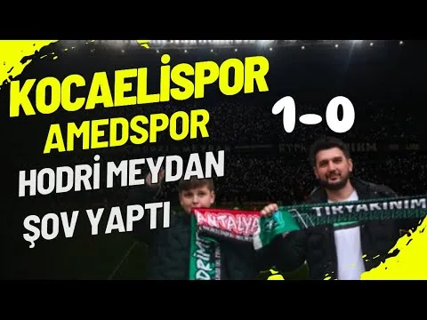 KOCAELİSPOR 1-0 AMEDSPOR MAÇ ÖZETİ VE MAÇIN ÖYKÜSÜ | Hodrimeydan şov yaptı 8 Şubat 2025 | Alem-i İnsan