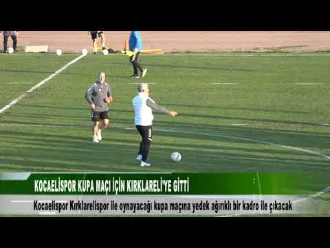KOCAELİSPOR KUPA MAÇI İÇİN KIRKLARELİ ‘YE GİTTİ 24 Şubat 2025 | tv41