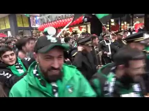 Kocaelispor taraftarından Amed maçı öncesi büyük coşku! 8 Şubat 2025 | Ajansspor