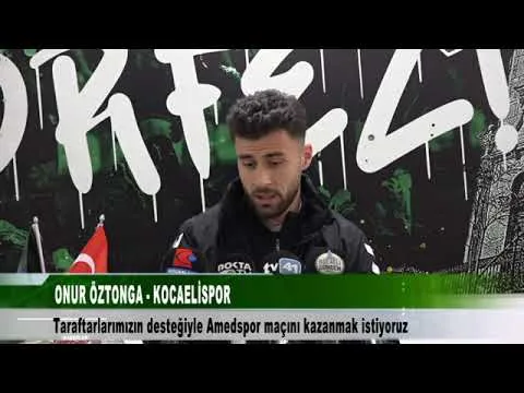 ONUR ÖZTONGA KOCAELİSPOR 7 Şubat 2025 | tv41