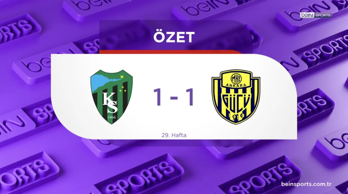 ÖZET | Kocaelispor, sahasında MKE Ankaragücü’ne takıldı! 10 Mart 2024 | beIN Sports