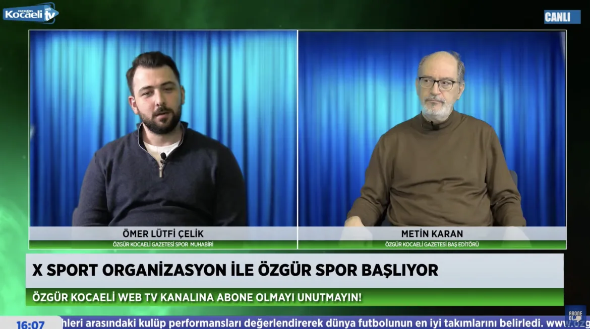 BERABERLİĞE ABONE OLDUK | 18 MART X SPORT ORGANİZASYON ÖZGÜR SPOR CANLI YAYINI 18 Mart 2025 | Özgür Kocaeli