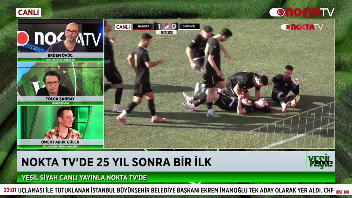 Kocaelispor – Sakaryaspor Maçına Doğru | Erdem Övüç İle Yeşil Siyah 24 Mart 2025 | Nokta TV