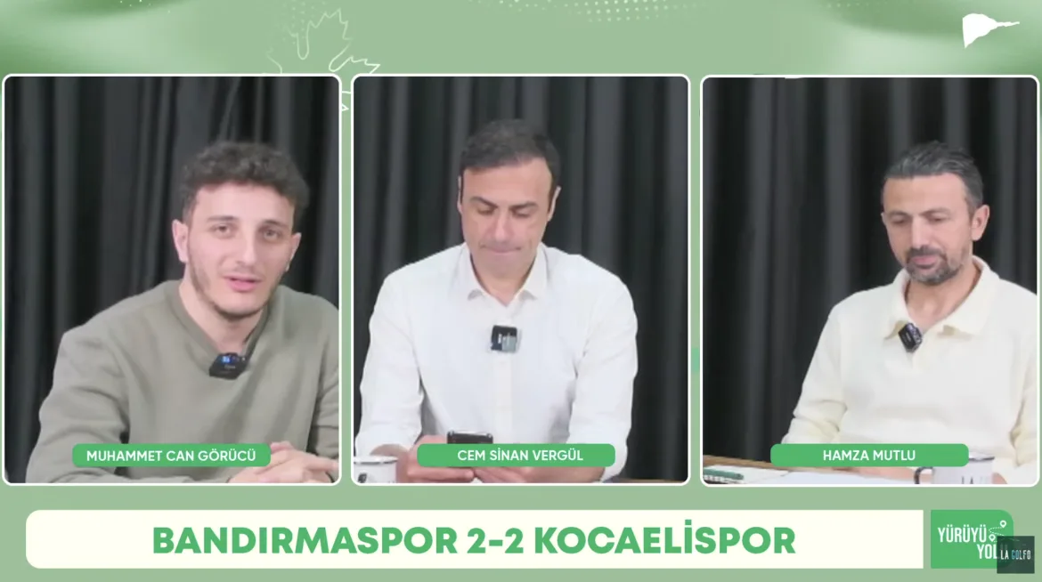 KOCAELİSPOR’DA BERABERLİK HASTALIĞI! | Bandırmaspor 2-2 Kocaelispor | Adanaspor | Yürüyüş Yolu #31 7 Nisan 2025 | La Golfo