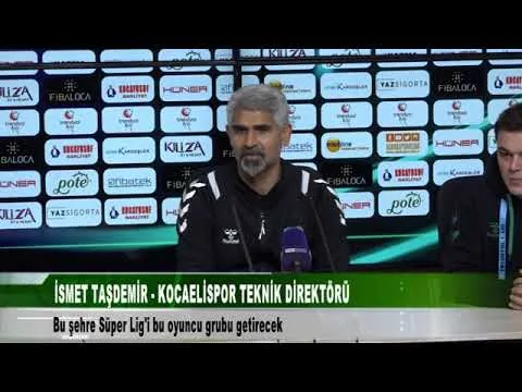 Kocaelispor Teknik Direktörü İsmet Taşdemir: “Şampiyonluğa Hak Ederek Ulaşmak İstiyoruz!” 11 Nisan 2025 | tv41