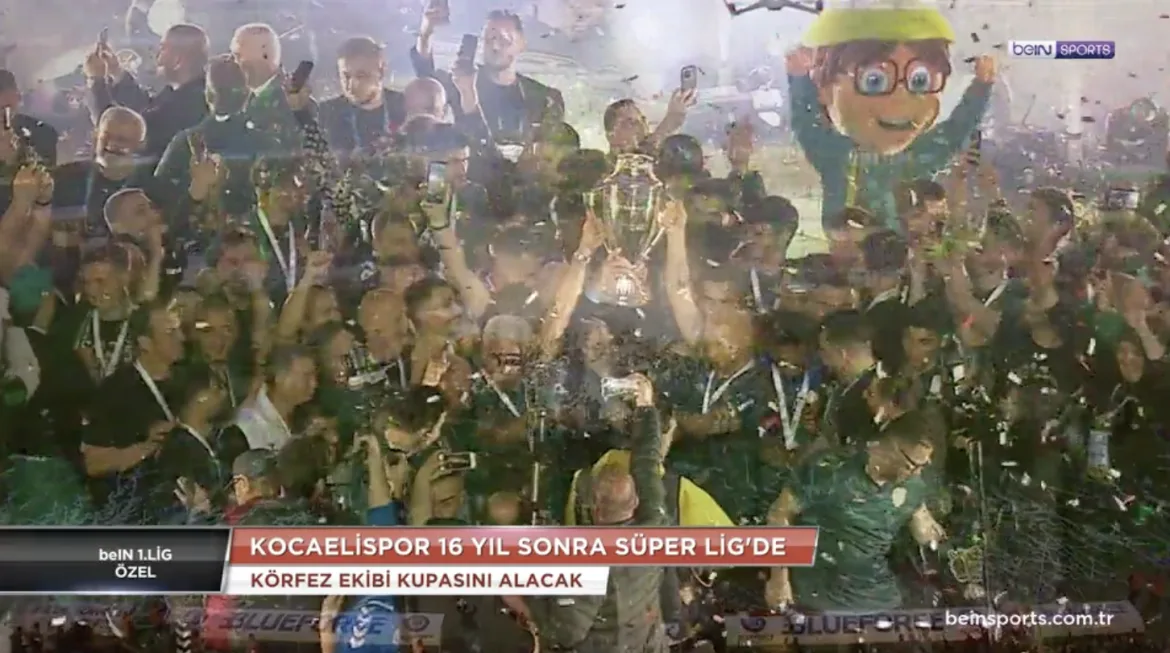 Kocaelispor şampiyonluk kupasını kaldırdı! Büyük coşku… 11 Mayıs 2025 | beIN Sports