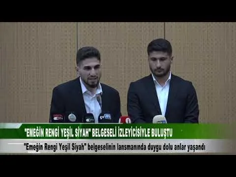 EMEĞİN RENGİ YEŞİL SİYAH BELGESELİ SEYİRCİSİYLE BULUŞTU 7 Mayıs 2025 | tv41