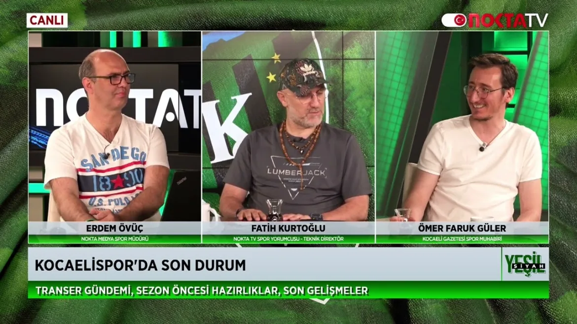 Kocaelispor, Süper Lig’e Topuk Yaylası’nda Hazırlanıyor| Erdem Övüç İle Yeşil Siyah | 7 Temmuz 2025 | Nokta TV