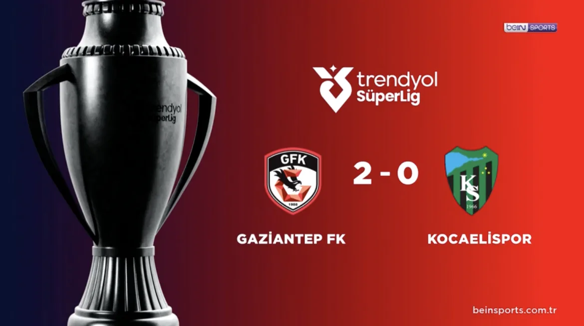 ÖZET | Gaziantep FK 2-0 Kocaelispor 14 Eylül 2025 | beIN Sports
