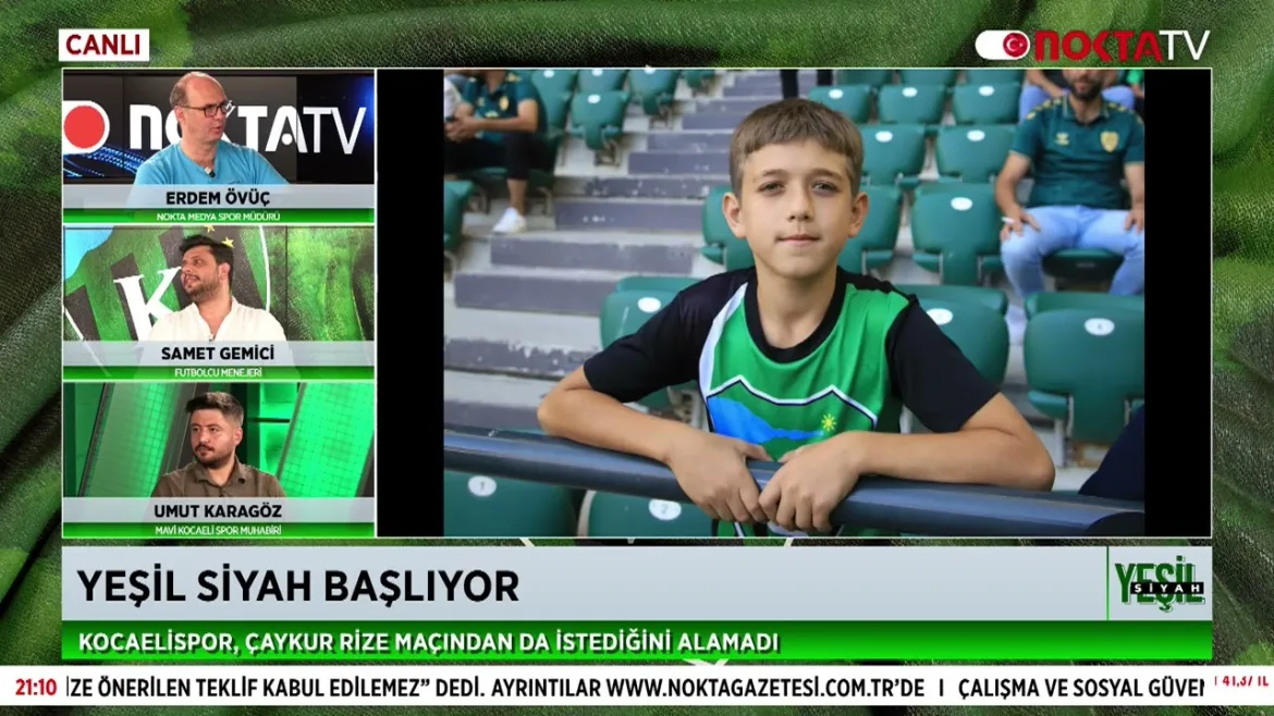 Kocaeli’de Sporun Gündemi | Erdem Övüç İle Yeşil Siyah 22 Eylül 2025 | Nokta TV
