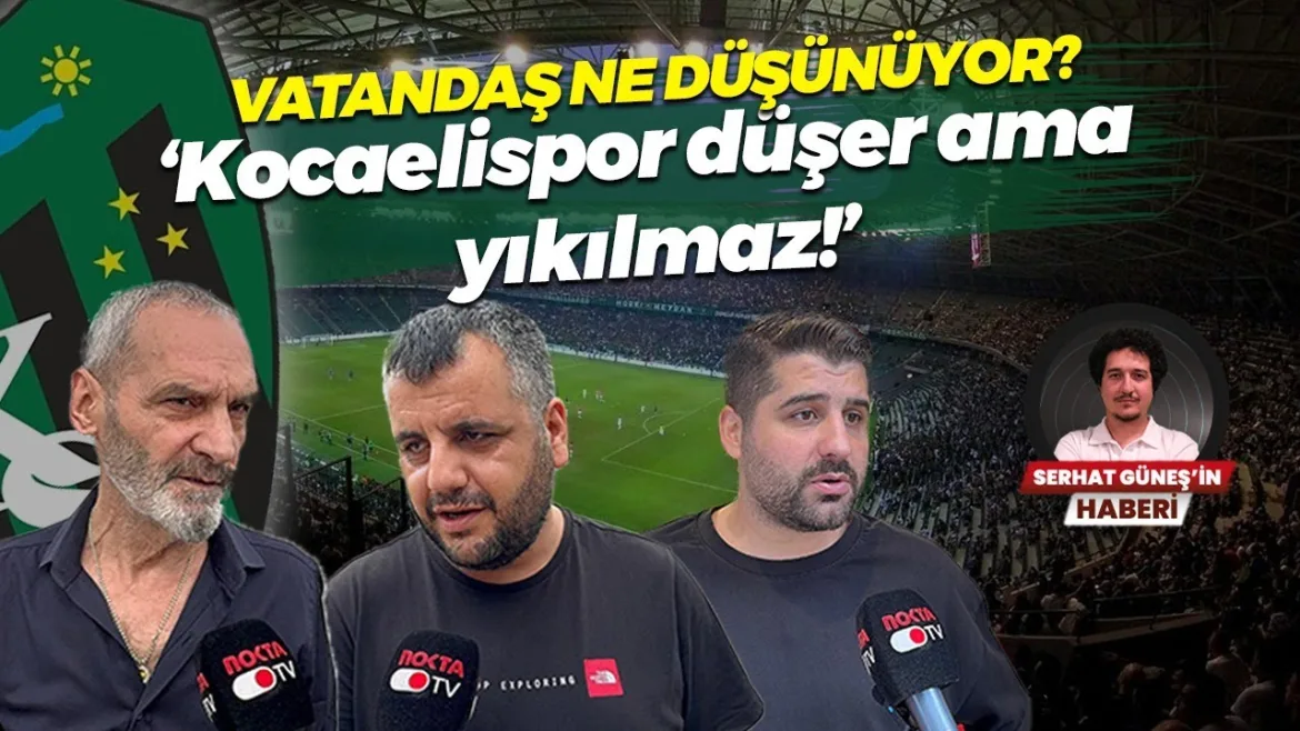 Vatandaş ne düşünüyor? “Kocaelispor düşer ama yıkılmaz 16 Eylül 2025 | Nokta TV