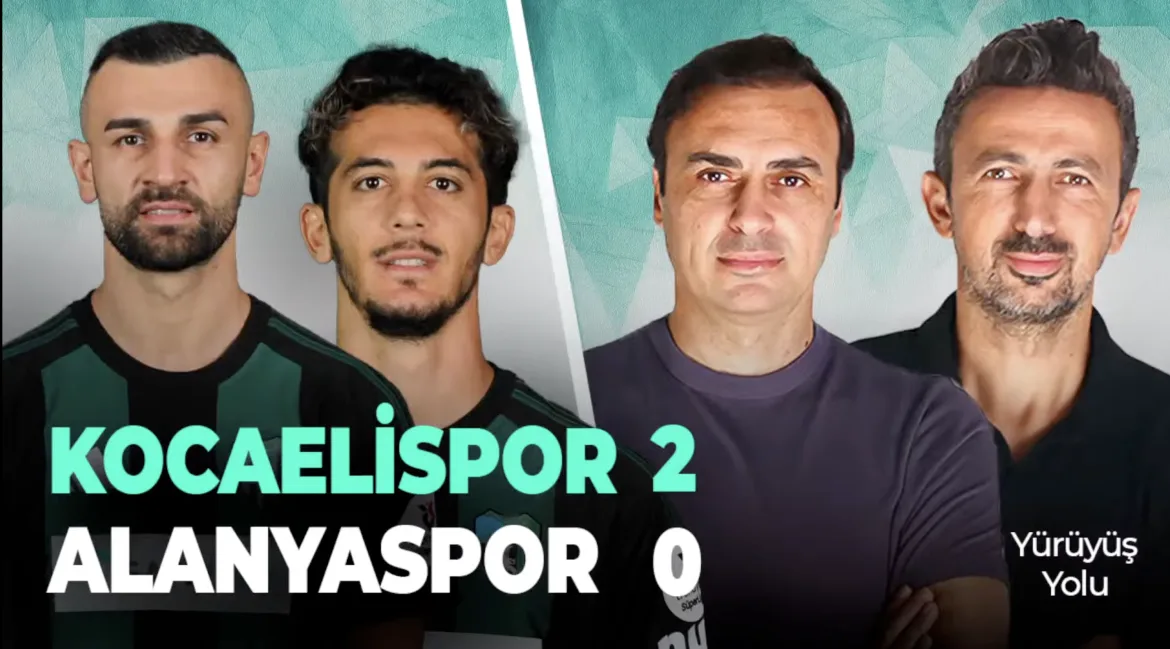 GEÇ AÇILDIK| KOCAELİSPOR 2-0 ALANYASPOR | Serdar Dursun, Tayfur Bingöl | Yürüyüş Yolu S2B9 30 Ekim 2025 | La Golfo