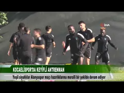KOCAELİSPOR ALANYASPOR MAÇI HAZIRLIKLARINA DEVAM ETTİ 22 Ekim 2025 | tv41