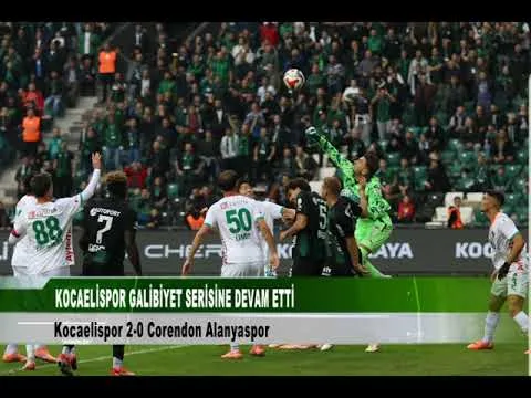 KOCAELİSPOR GALİBİYET SERİSİNE DEVAM ETTİ 27 Ekim 2025 | tv41