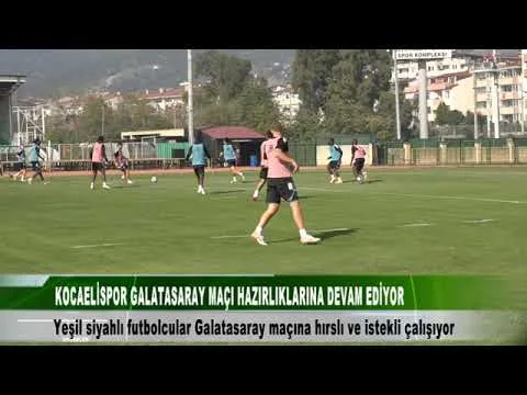 KOCAELİSPOR ‘DA GALATASARAY MAÇI HAZIRLIKLARI DEVAM EDİYOR 5 Kasım 2025 | tv41