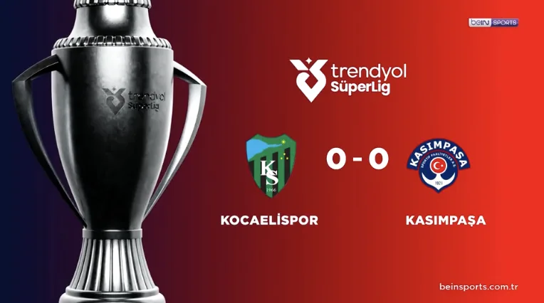 ÖZET | Kocaelispor 0-0 Kasımpaşa 7 aralık 2025 @beINSports