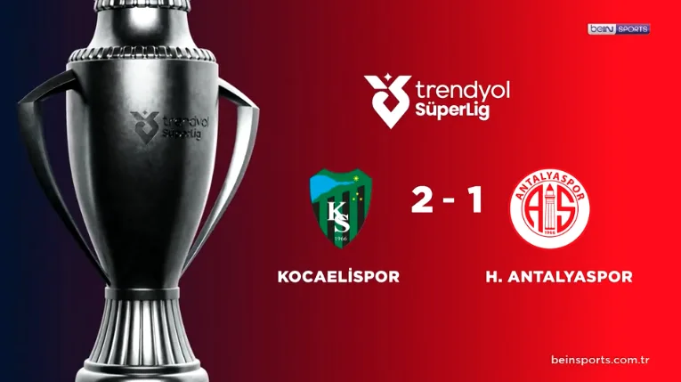 ÖZET | Kocaelispor 2-1 Hesap.com Antalyaspor 19 Aralık 2025 @beINSports