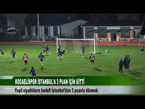 KOCAELİSPOR İSTANBUL’A 3 PUAN İÇİN GİTTİ 13 Aralık 2025 @tv41