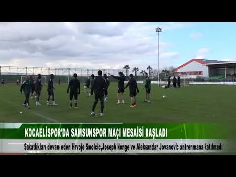 KOCAELİSPOR’DA SAMSUNSPOR MESAİSİ BAŞLADI 21 Ocak 2026 @tv41