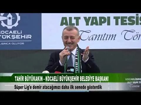 TAHİR BÜYÜKAKIN KOCAELİSPOR’A ÇOK GÜZEL TESİSLER YAPIYORUZ 30 Ocak 2026 @tv41