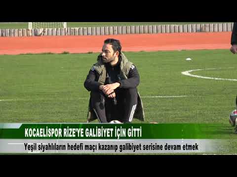 KOCAELİSPOR RİZE’YE GALİBİYET İÇİN GİTTİ 19 Şubat 2026 @tv41