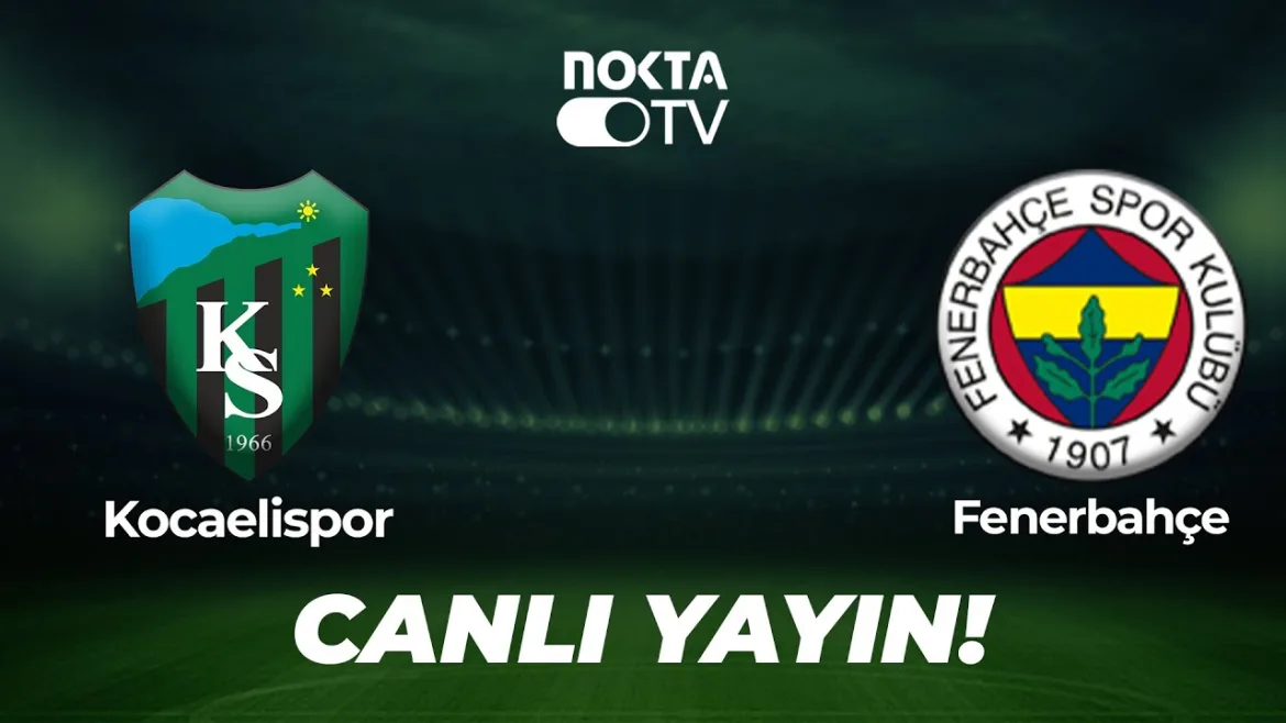 Kocaelispor U19 – Fenerbahçe U19 | 2 Şubat 2026 | Pazartesi | #CanlıYayın @NoktaTV