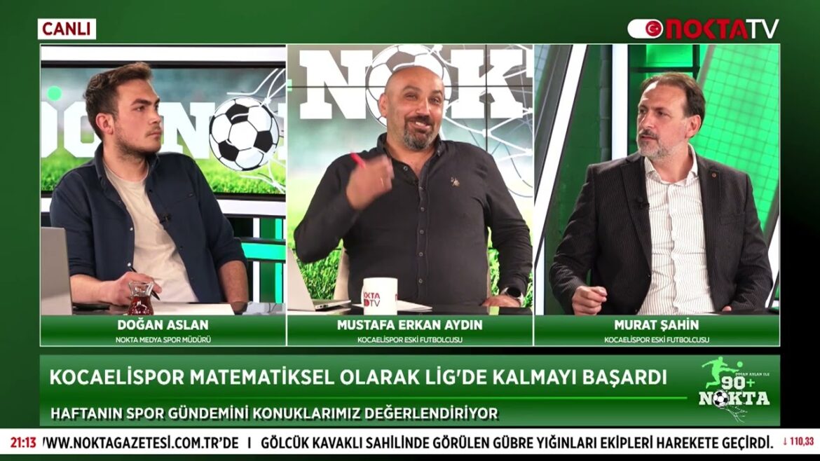 Kocaelispor Lig’de Kalmayı Başardı | Doğan Aslan ile 90+ Nokta | 27 Nisan 2026 @NoktaTV