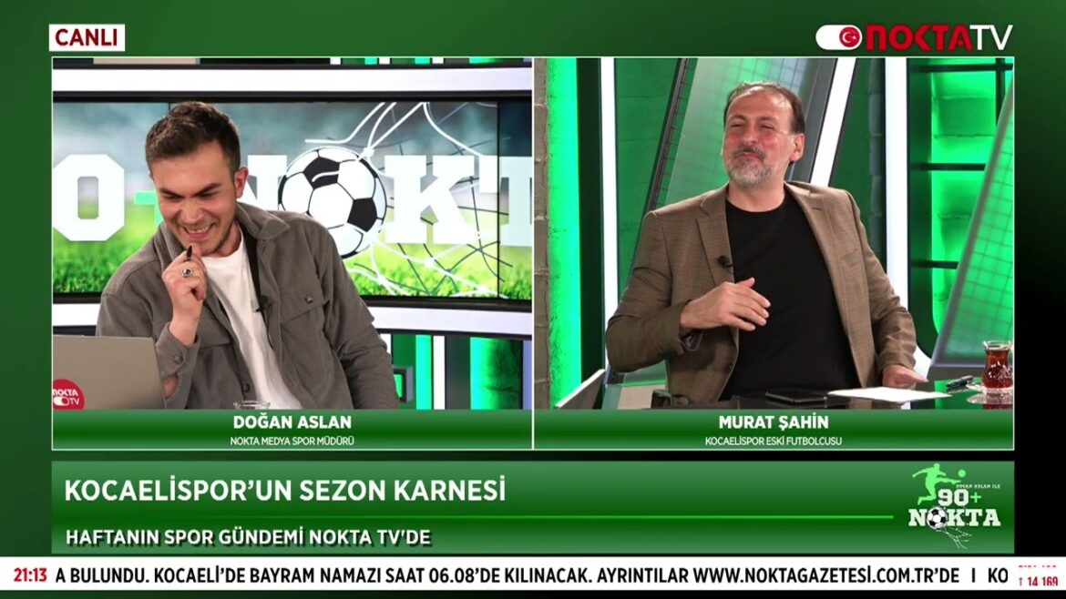Kocaelispor’un sezon karnesi | DOĞAN ASLAN İLE 90+NOKTA | 18 Mayıs 2026 @NoktaTV