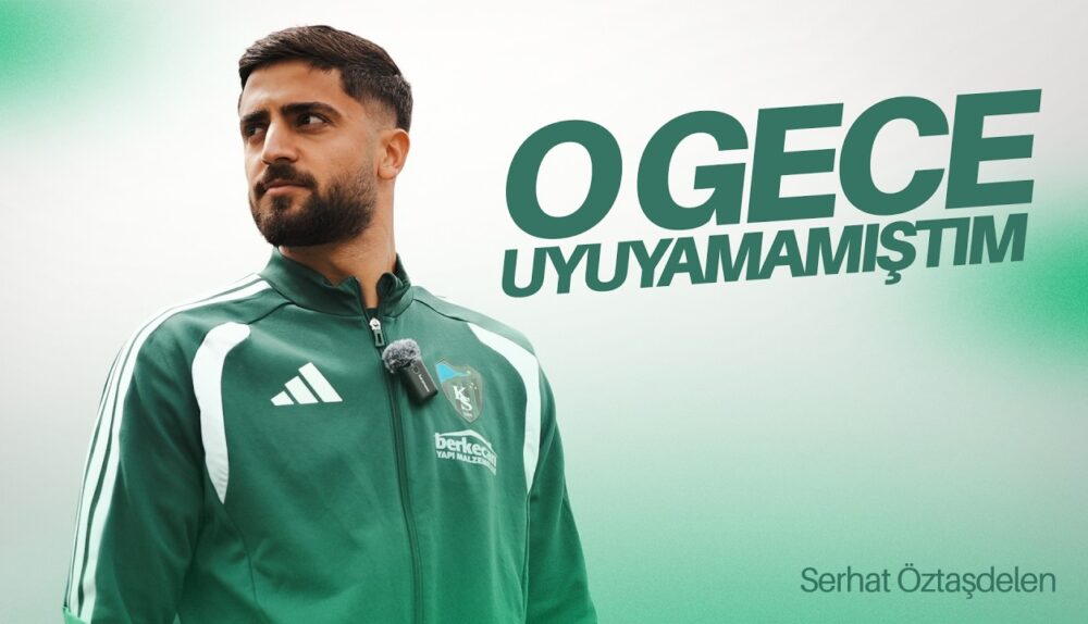 O GECE UYUYAMAMIŞTIM 😴 | Serhat Öztaşdelen 24 Temmuz 2026 @Kocaelispor