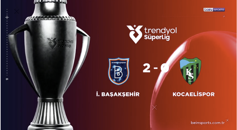 ÖZET | İstanbul Başakşehir 2-0 Kocaelispor 16 Ağustos 2026 @beINSports
