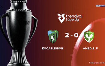 ÖZET | Kocaelispor 2-0 Amedspor 25 Ağustos 2026 @beINSports