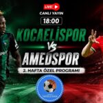 Kocaelispor-Amedspor 2.Hafta Özel Programı! İzmit'te Hedefler 3 Puan 22 Ağustos 2026 @TrivelaSpor