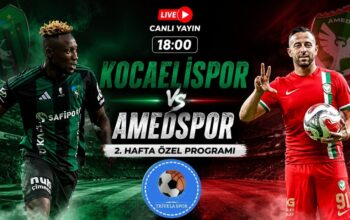 Kocaelispor-Amedspor 2.Hafta Özel Programı! İzmit'te Hedefler 3 Puan 22 Ağustos 2026 @TrivelaSpor