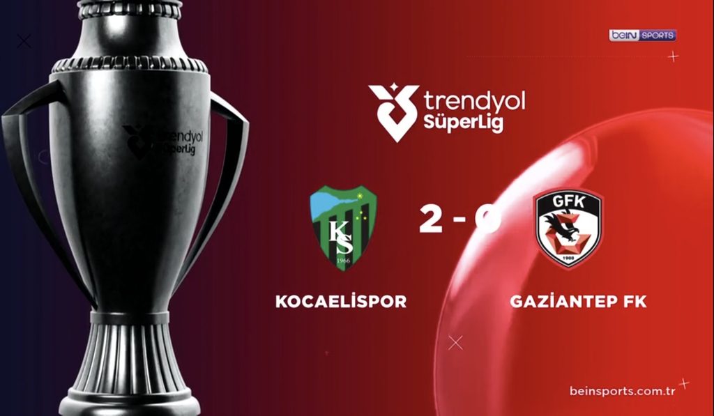 ÖZET | Kocaelispor 2-0 Gaziantep FK 20 Eylül 2026 @beINSports 1 ÖZET | Kocaelispor 2-0 Gaziantep FK 20 Eylül 2026 @beINSports